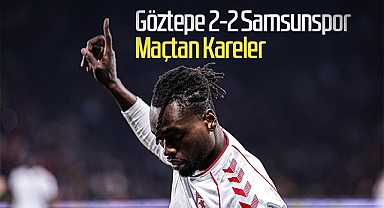 Göztepe 2-2 Samsunspor | Maçtan Kareler (Foto Galeri) 
