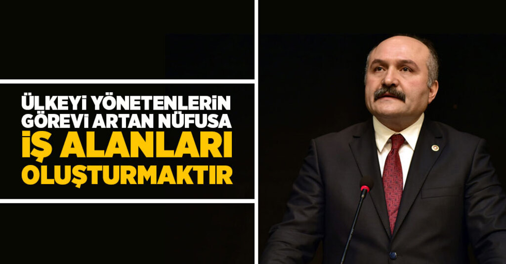 Samsun Milletvekili Erhan Usta'dan İşsizlik Açıklamasına Sert Yanıt: Artan Nüfusa İş Alanları Yaratılmalı