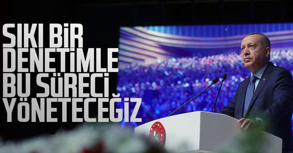 Cumhurbaşkanı Erdoğan: Şehirlerimizi sadece büyütmek değil, yaşanabilir kılmak istiyoruz