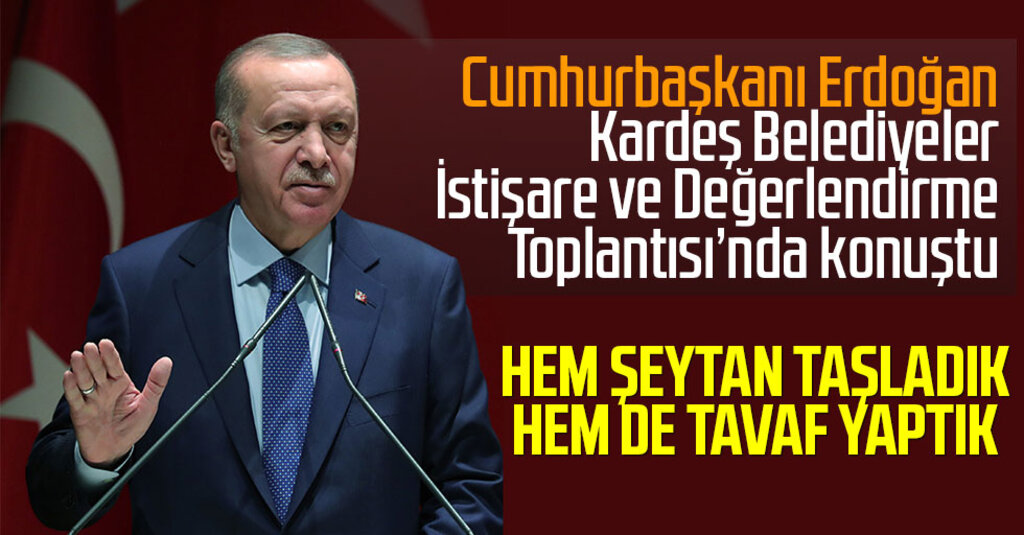 Cumhurbaşkanı Erdoğan: AK Parti belediyeleri dayanışmanın ve paylaşmanın öncüsü olacak