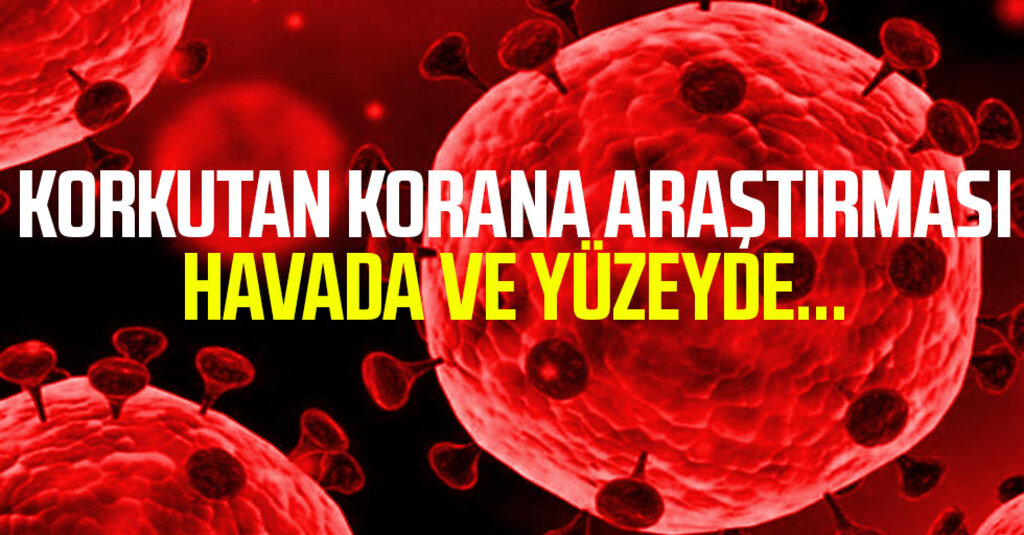 Yeni Araştırma: Kovid-19 Havadayken Saatlerce, Yüzeyde Günlerce Yaşayabiliyor