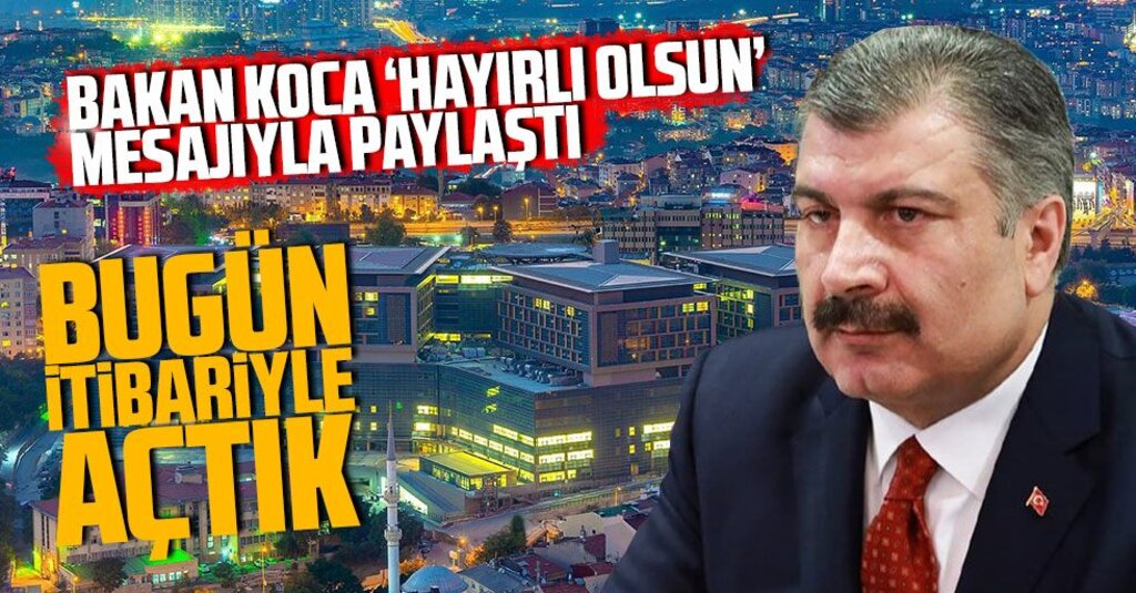Okmeydanı Eğitim ve Araştırma Hastanesi’nin 600 Yataklı İlk Etabı Hizmete Girdi