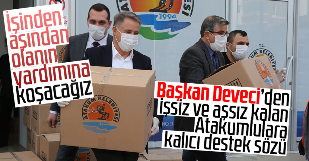Atakum Belediyesi’nden Koronavirüs Yardımlaşması: 400 Dayanışma Kolisi Dağıtıldı
