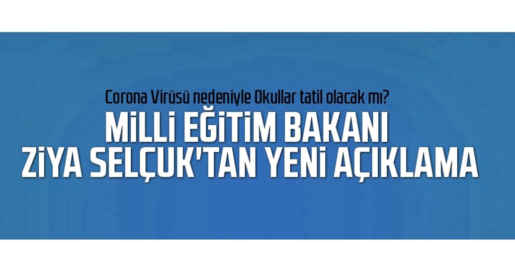 Türkiye’de ilk corona virüsü vakası sonrası okulların durumu merak ediliyor