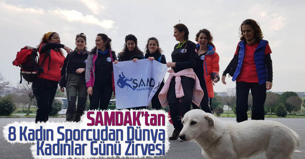 SAMDAK, Kadın Sporcuları, Dünya Kadınlar Günü'nde Kızlar Sivrisi'ne Zirveye Tırmandı