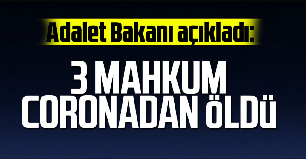 Bakan Gül Duyurdu: 5 Açık Cezaevinde 17 Vaka, 3 Can Kaybı