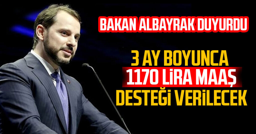 Bakan Albayrak’tan Vatandaşa Maaş Desteği Müjdesi: Ücretsiz İzne Çıkanlara 1.170 TL Ödeme