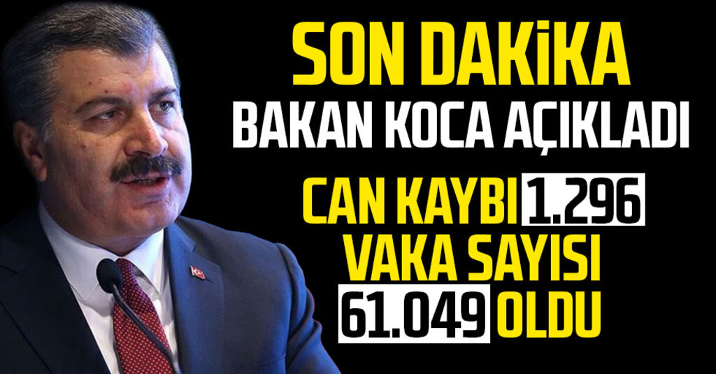 Bakan Koca: Son 24 Saatte 4 Bin 93 Yeni Vaka, 98 Can Kaybı