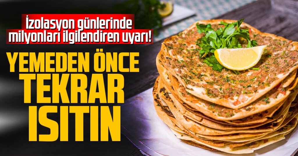 Prof. Dr. Hasan Özkan: Dışarıdan Gelen Yemekleri Tekrar Isıtın