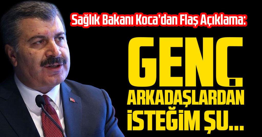 Bakan Koca’dan Gençlere Kritik Çağrı: Hareketli Günlere Mola Verin