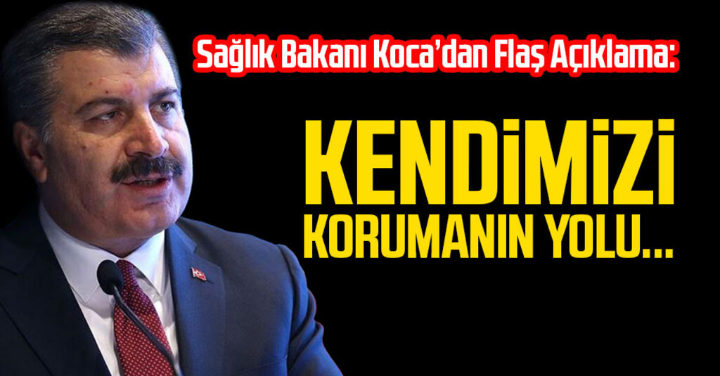 Bakan Koca'dan Koronavirüs Mesajı: Birbirimizin Eli, Ayağı, Gözü ve Kalbiyiz