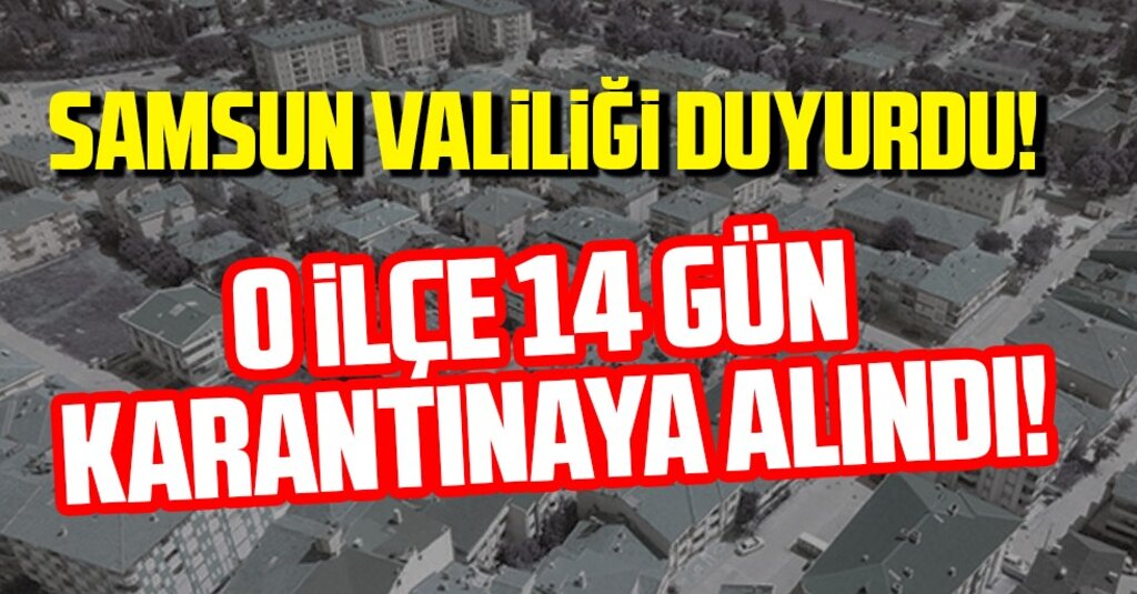 Vezirköprü’de Giriş-Çıkışlar Kapatıldı: 14 Günlük Karantina Dönemi Başladı
