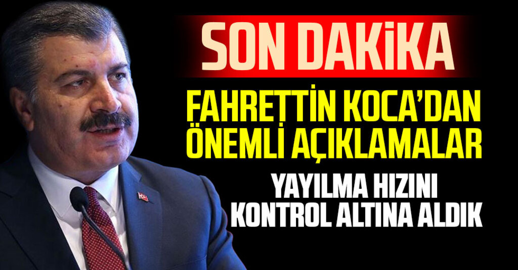 Sağlık Bakanı Koca: Türkiye Ölüm Artış Hızını En Erken Düşüren Ülkelerden Biri Oldu