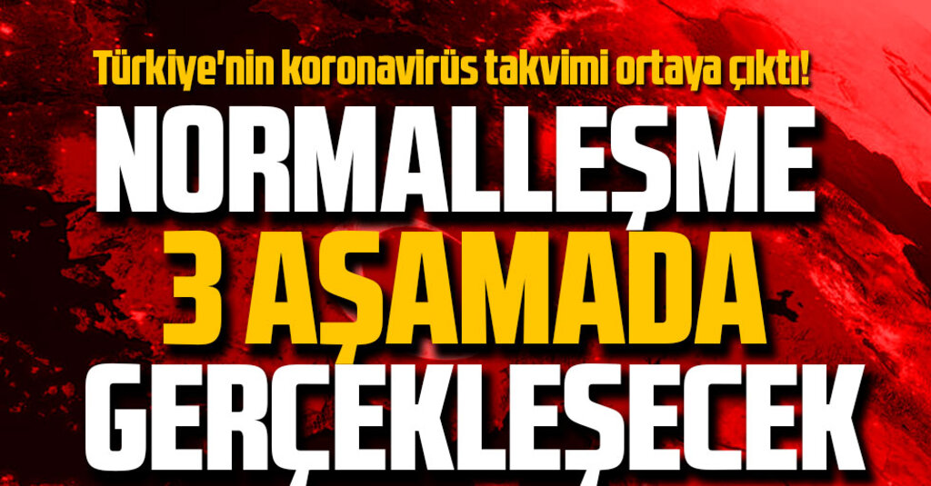 Ankara'da Normalleşme Senaryoları: Türkiye 3 Aşamalı Geçişe Hazırlanıyor