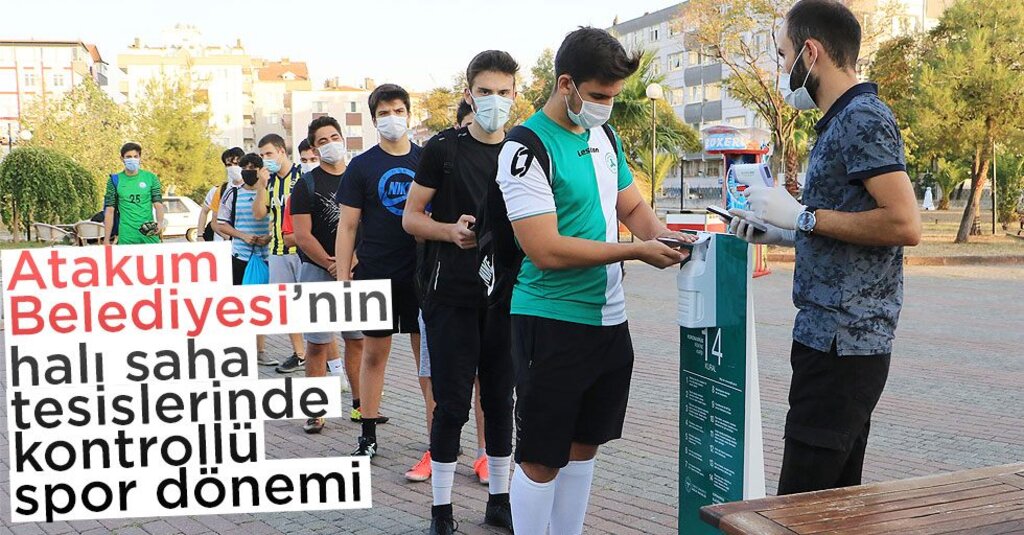 Atakum Belediyesi Halı Sahaları Kontrollü Sosyal Hayat Kurallarıyla Açıldı