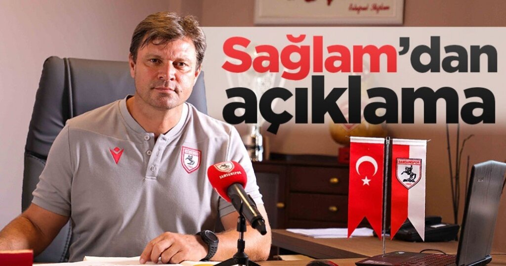 Yılport Samsunspor Teknik Direktörü Ertuğrul Sağlam'dan Açıklama