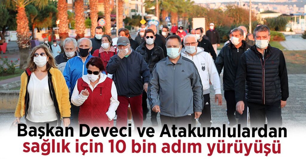 Atakum'da Sağlıklı Yaşam Farkındalığı: Başkan Cemil Deveci ile 10 Bin Adım Yürüyüşü