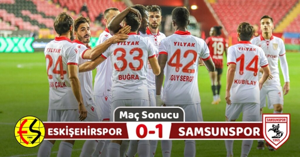 Samsunspor, Eskişehir’de Tek Golle Kazandı: 1-0