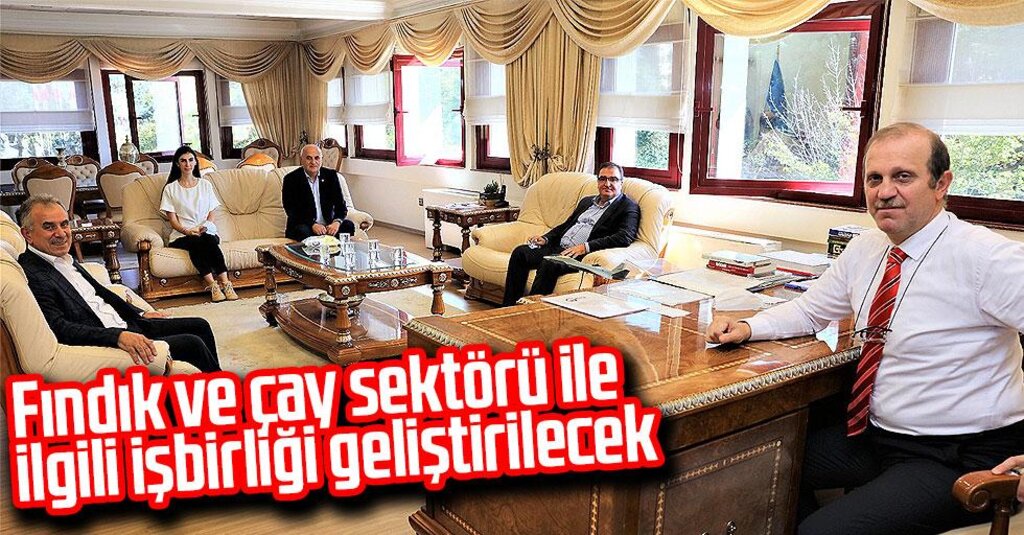 Trabzon Ticaret Borsası ve KTÜ Arasında Fındık ve Çay Odaklı İşbirliği