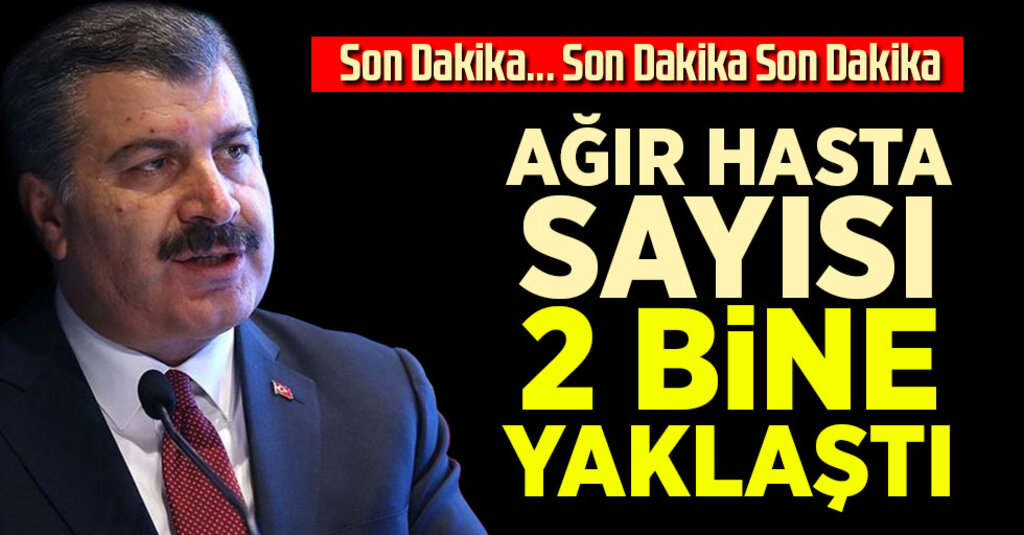 Son dakika… Bakan Koca, coronadan kaynaklı can kaybı ve yeni hasta sayısını açıkladı! İşte 30 Ekim tablosu…