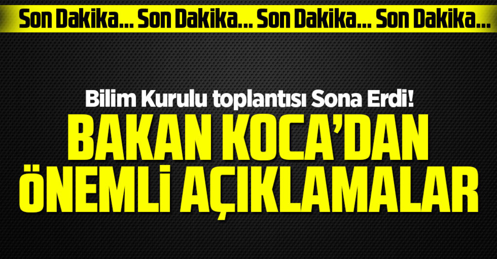 Fahrettin Koca’dan İstanbul Uyarısı: Vaka Artışı Yüzde 85’i Geçti