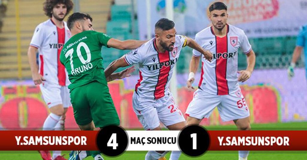 Samsunspor Bursa’da Yıkıldı: 4-1’lik Ağır Mağlubiyet