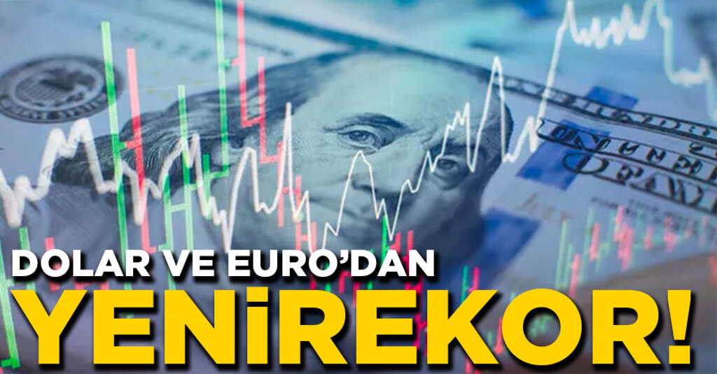 Dolar ve Euro güne rekorla başladı! Dolar 14, Euro 16 TL'yi aştı