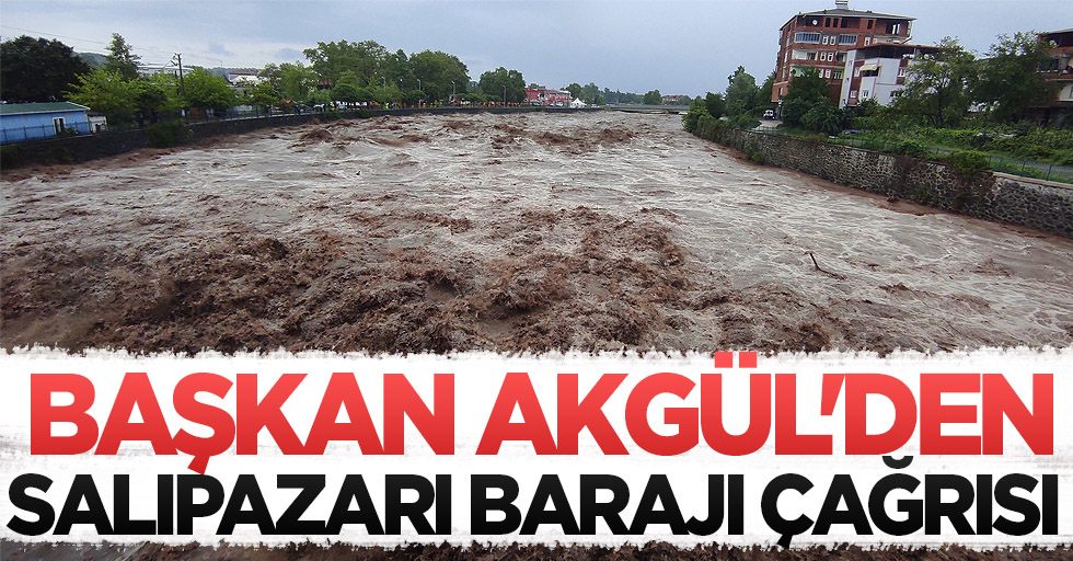 Başkan Akgül'den Salıpazarı Barajı Çağrısı