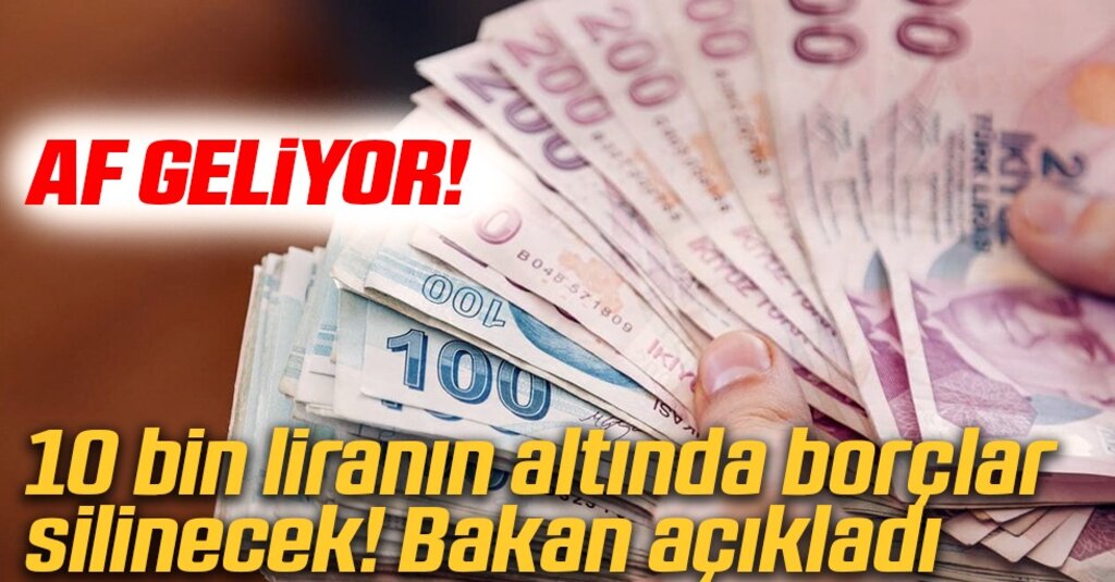 Sağlık Borçlarına Af Müjdesi! 10 Bin Liranın Altındaki Borçlar Siliniyor