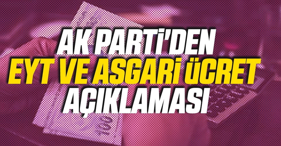 AK Parti'den canlı yayında EYT ve asgari ücret  hakkında açıklama