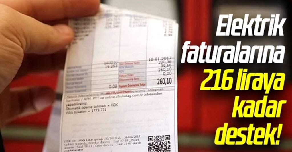 Elektrik Faturası Desteğine Başvuru ve Kriterler: Dar Gelirlilere Önemli Yardım