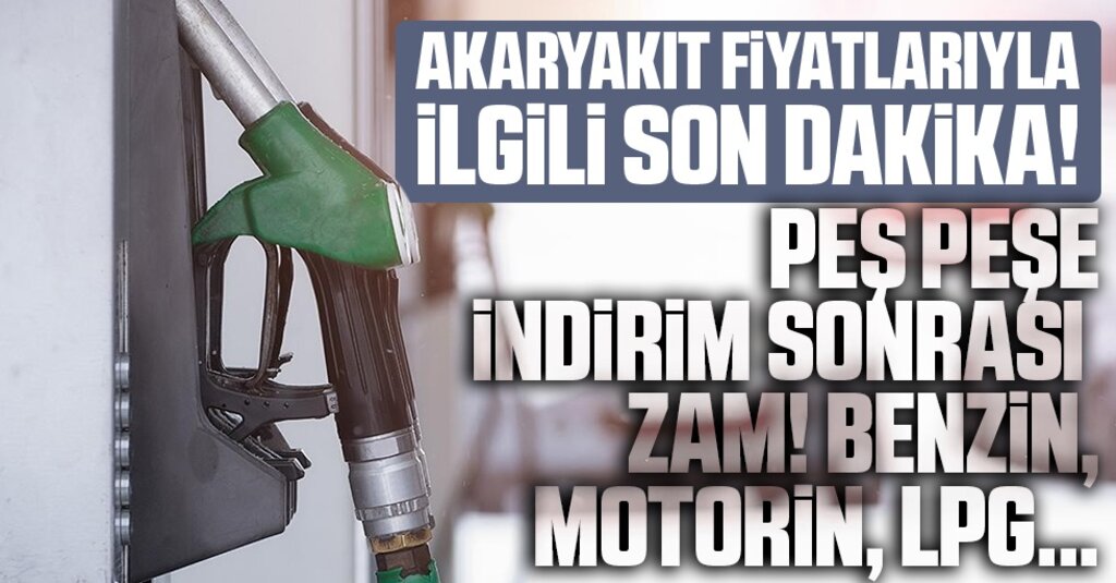 Akaryakıtta Yeni Gelişme: İndirimlerin Ardından Otogaza Zam Geldi!