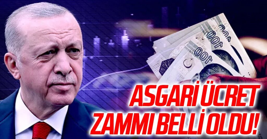 SON DAKİKA: Asgari Ücrete Yüzde 30 Zam! Yeni Asgari Ücret 5.500 TL Oldu