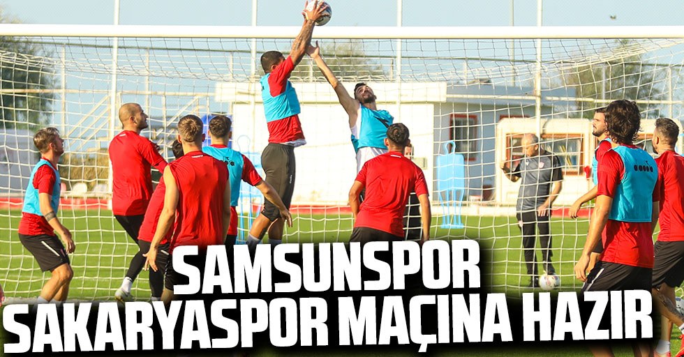 Samsunspor, Sakaryaspor maçına hazır