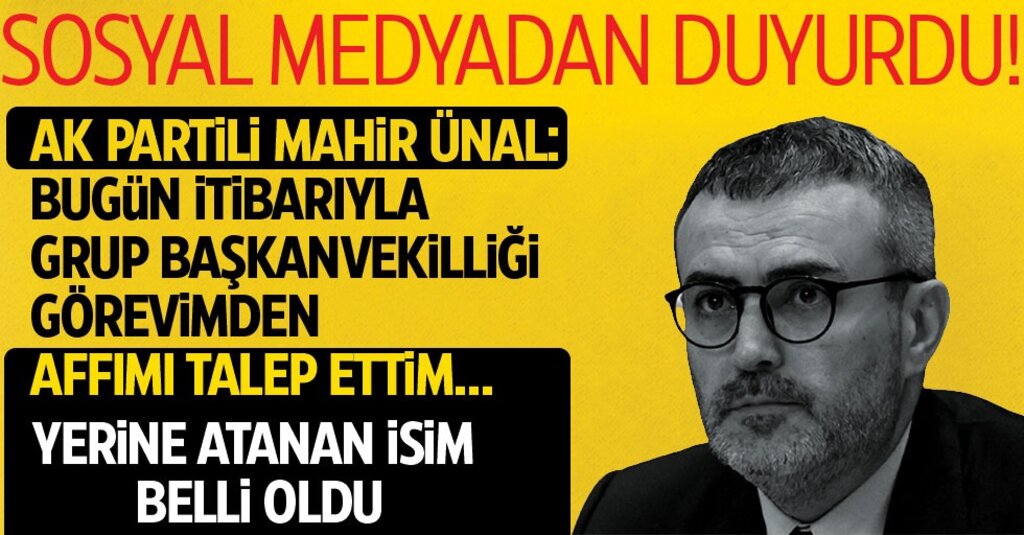 AK Parti’de Görev Değişimi: Mahir Ünal Görevini Bıraktı, Yerine Özlem Zengin Geldi