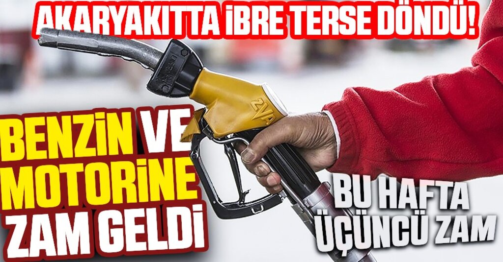 Akaryakıt Fiyatlarında Son Durum: Benzin 74 Kuruş, Motorin 1 Lira 39 Kuruş Arttı