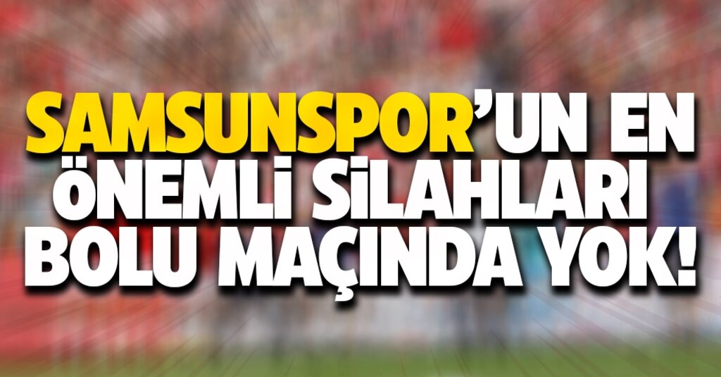 Yılport Samsunspor Boluspor'u ağırlıyor: Hedef 3 puan!
