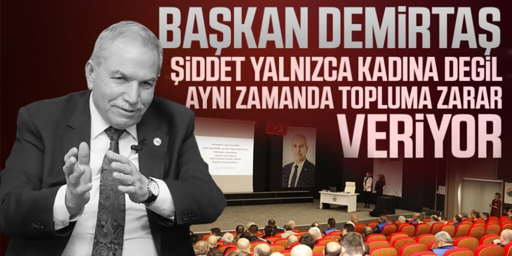 İlkadım Belediyesi’nden farkındalık semineri: Kadına El Kalkmaz