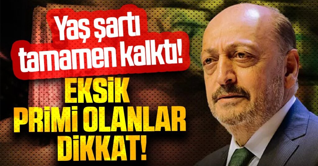 EYT’de Büyük Değişiklik: Yaş Şartı Yok, Prim Şartı Devam Ediyor