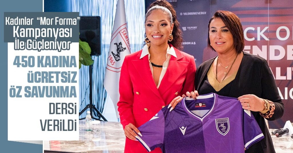 YILDIRIM Vakfı ve Samsunspor’dan Kadına Şiddete Karşı Özel Adım