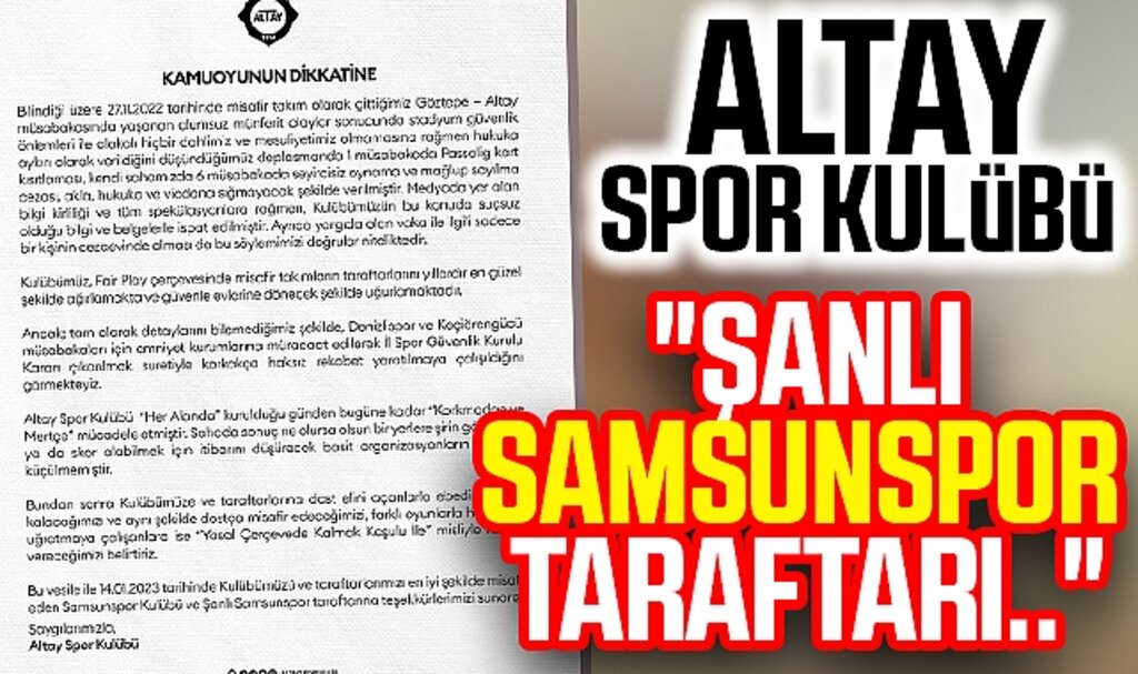 Altay Spor Kulübü :