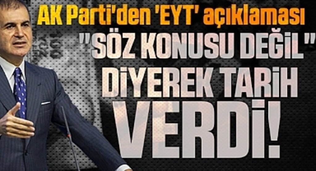 AK Parti'den 'EYT' açıklaması: