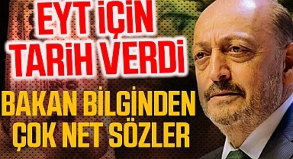 EYT düzenlemesinde son düzlük! Bakan Bilgin net yanıt verdi