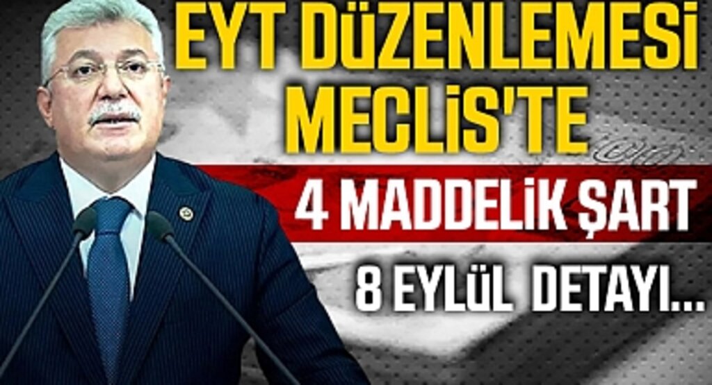 EYT şartları açıklanıyor: AK Parti duyurdu! EYT resmen Meclis'te...