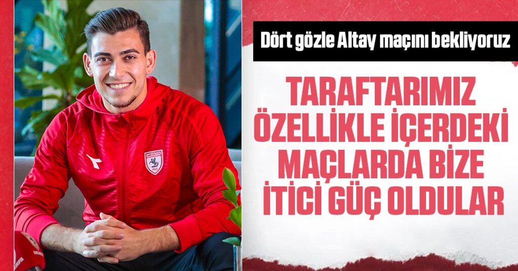 Samsunspor'lu Ali Kaan Güneren: Kimse kötü niyetli değil