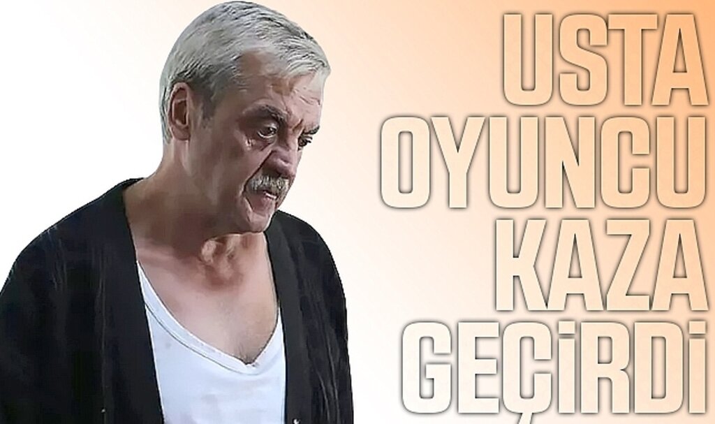 Usta Oyuncu Mesut Akusta kaza geçirdi!