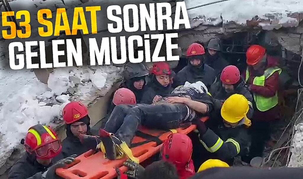 Samsun İtfaiyesi Kahramanmaraş’ta 53 Saat Sonra Enkazdan Kurtardı