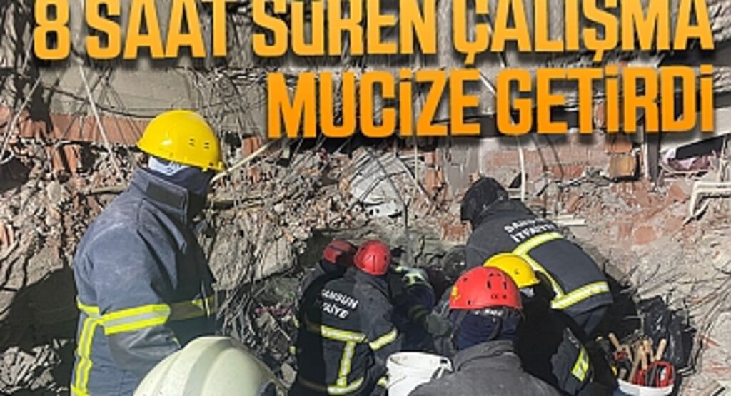 8 saat süren çalışma mucize getirdi