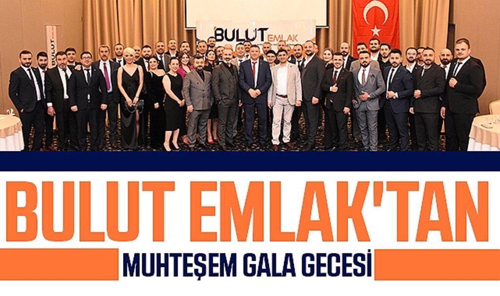 Bulut Emlak 2022 Gala Gecesi’nde Başarılarını Ödüllerle Taçlandırdı