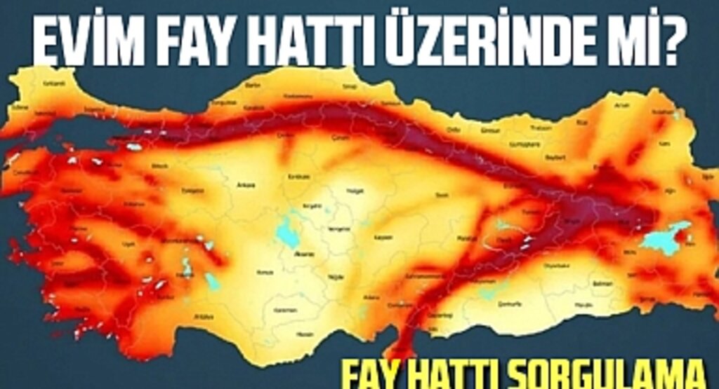 Evim fay hattı üzerinde mi? Fay hattı sorgulama nasıl yapılır? E-Devlet fay hattı haritası öğrenme ekranı